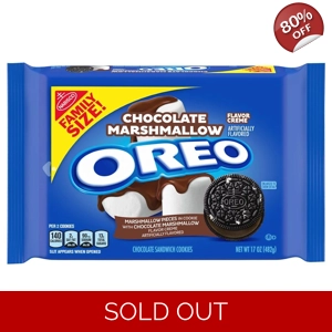 OREO Chocolate Marshmallow Cookies - Family Size 482g Pack